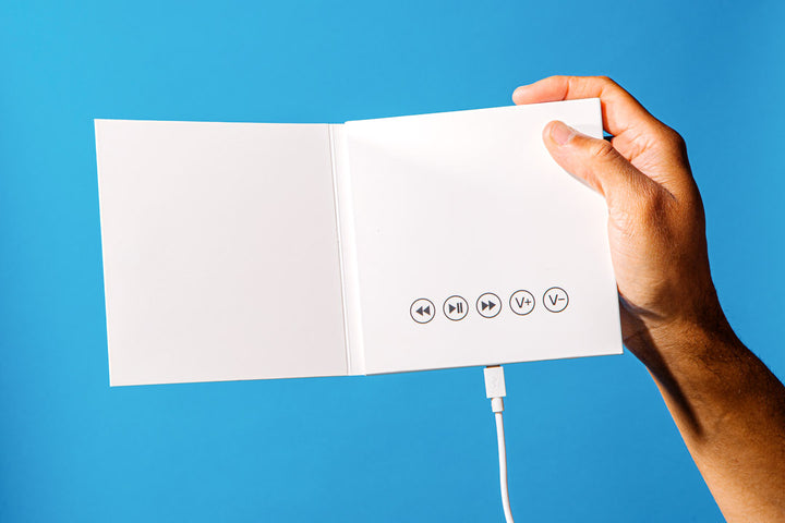voice lp card held  and charging