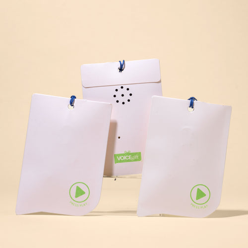 VoiceGift Tag - 3 Pack Seashell